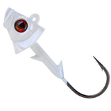 Reaction Tackle 97% Pure Tungsten Swimbait Jig with Realistic Fish Head- 5-PACK - Reaction Tackle