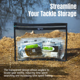 Reaction Tackle Clear Storage Bag Tackle Pak – Water-Resistant Plastic Storage - New - Reaction Tackle