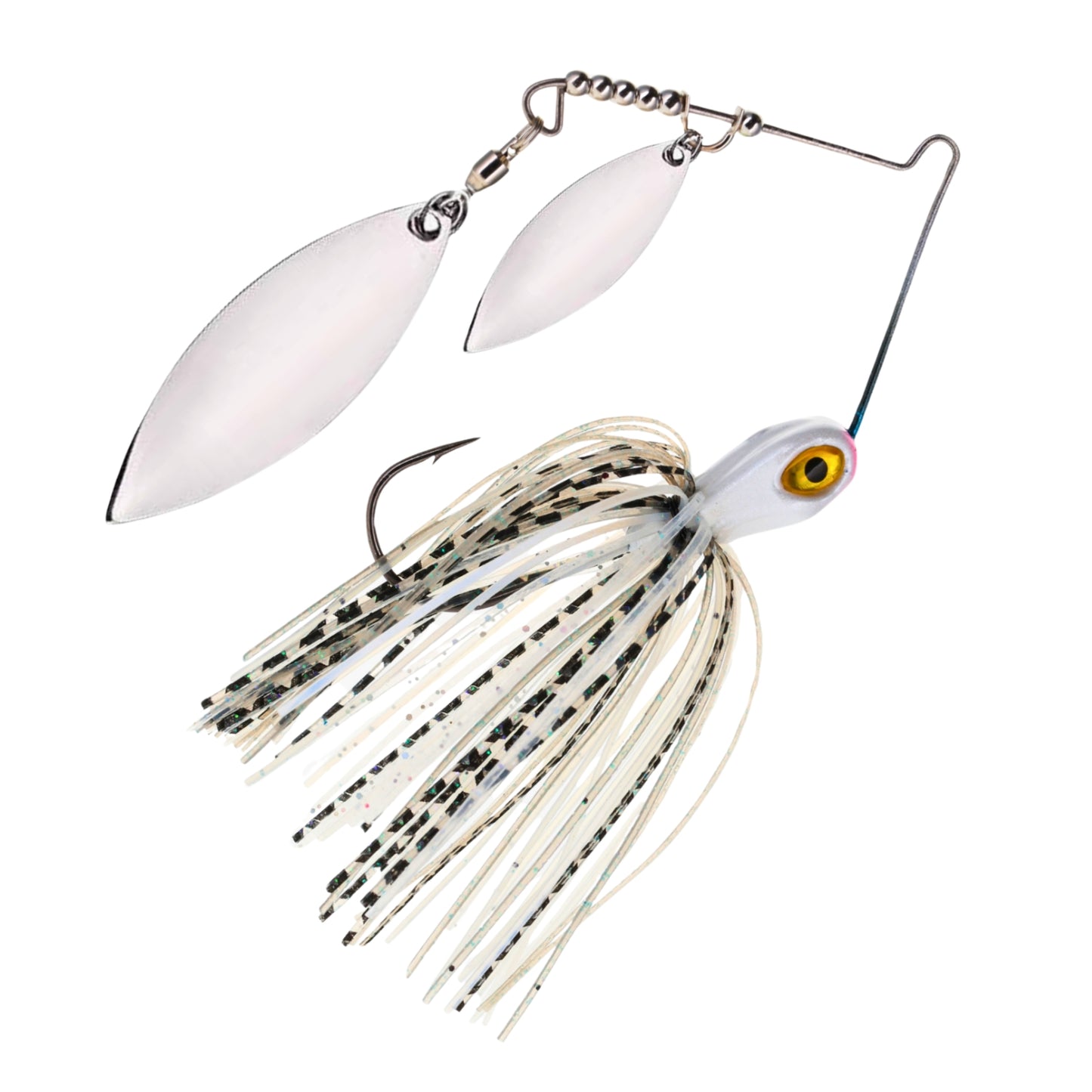 Reaction Tackle Spinnerbaits – 3-Pack, Double Willow, Ideal for Bass, Pike, and More! - Reaction Tackle