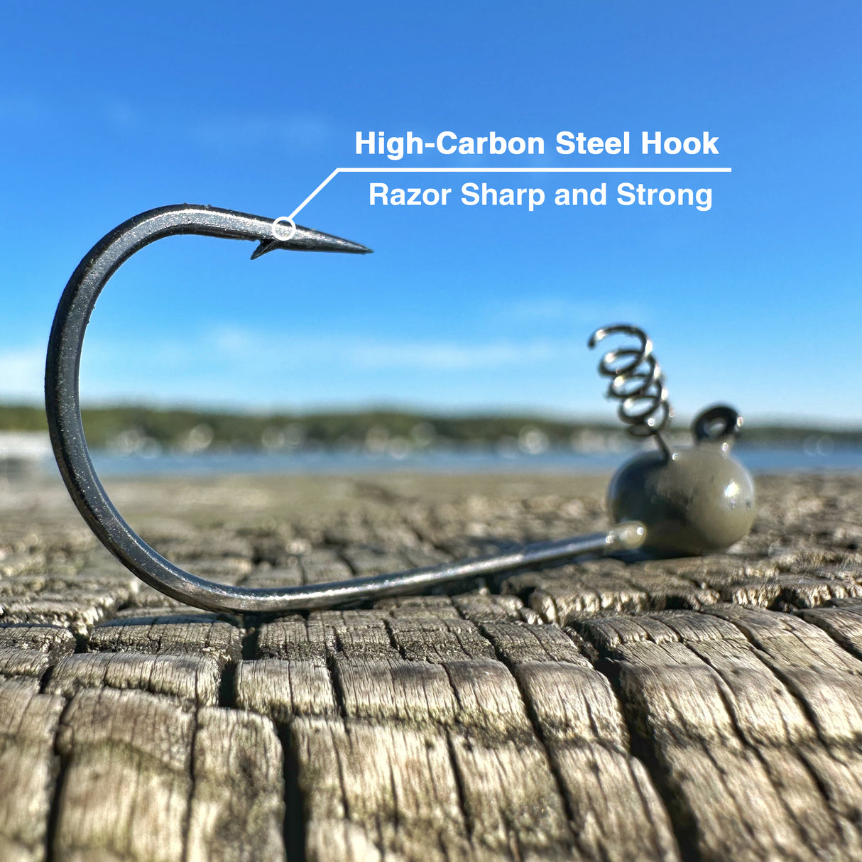 Reaction Tackle Tungsten Shaky Head Jigs 5-Pack - Reaction Tackle