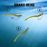 Reaction Tackle Tungsten Shaky Head Jigs 5-Pack - Reaction Tackle