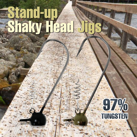 Reaction Tackle Tungsten Stand-Up Shaky Head Jigs (5 pack) - image 3