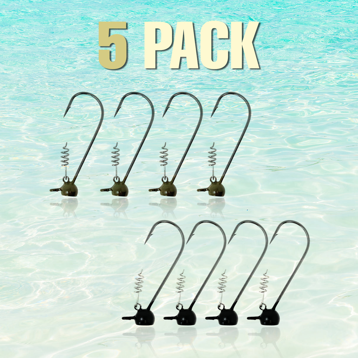 Reaction Tackle Tungsten Stand-Up Shaky Head Jigs (5 pack) - image 6