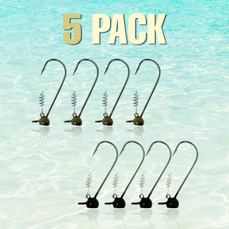 Reaction Tackle Tungsten Stand-Up Shaky Head Jigs (5 pack) - image 6