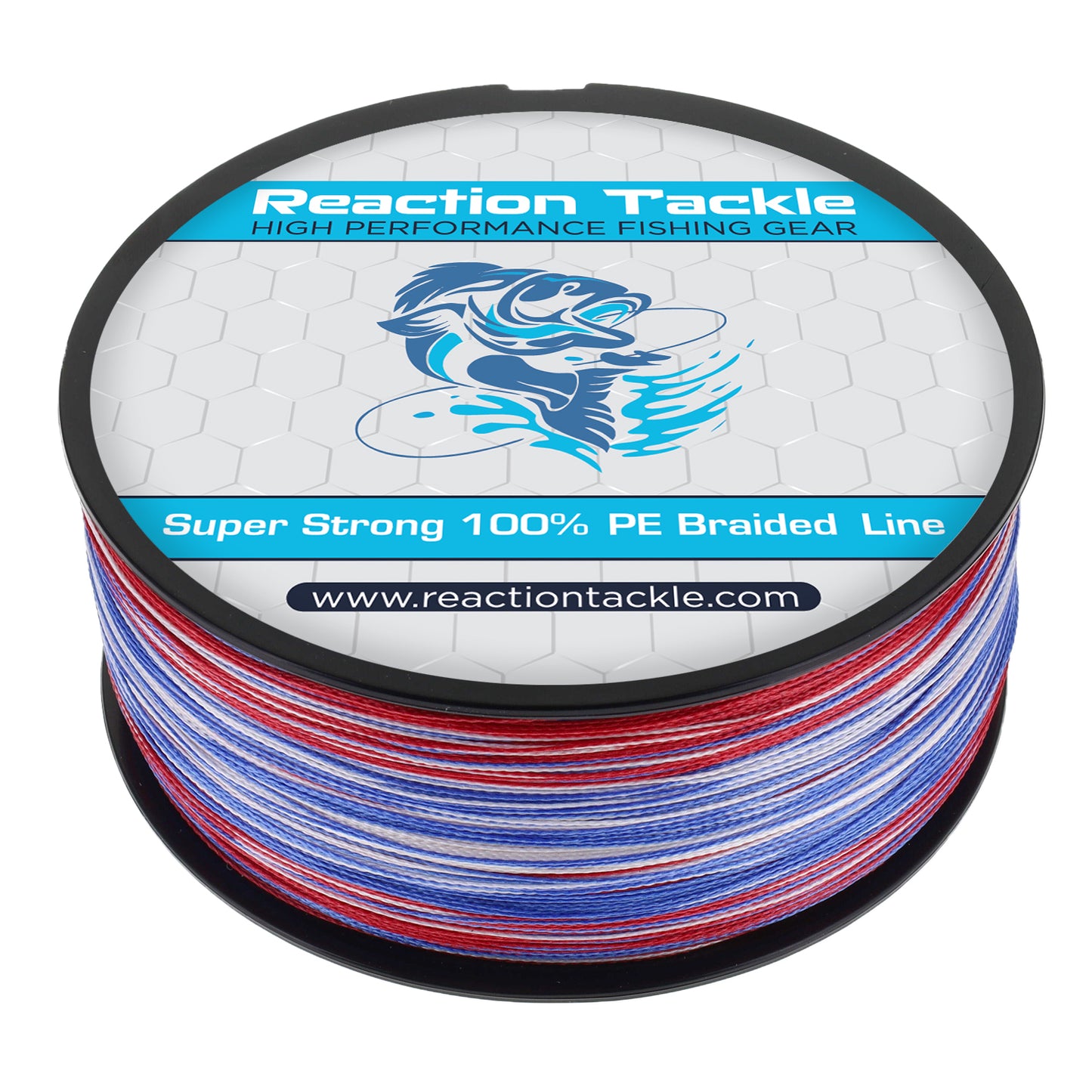 Reaction Tackle Braided Fishing Line - USA Camo