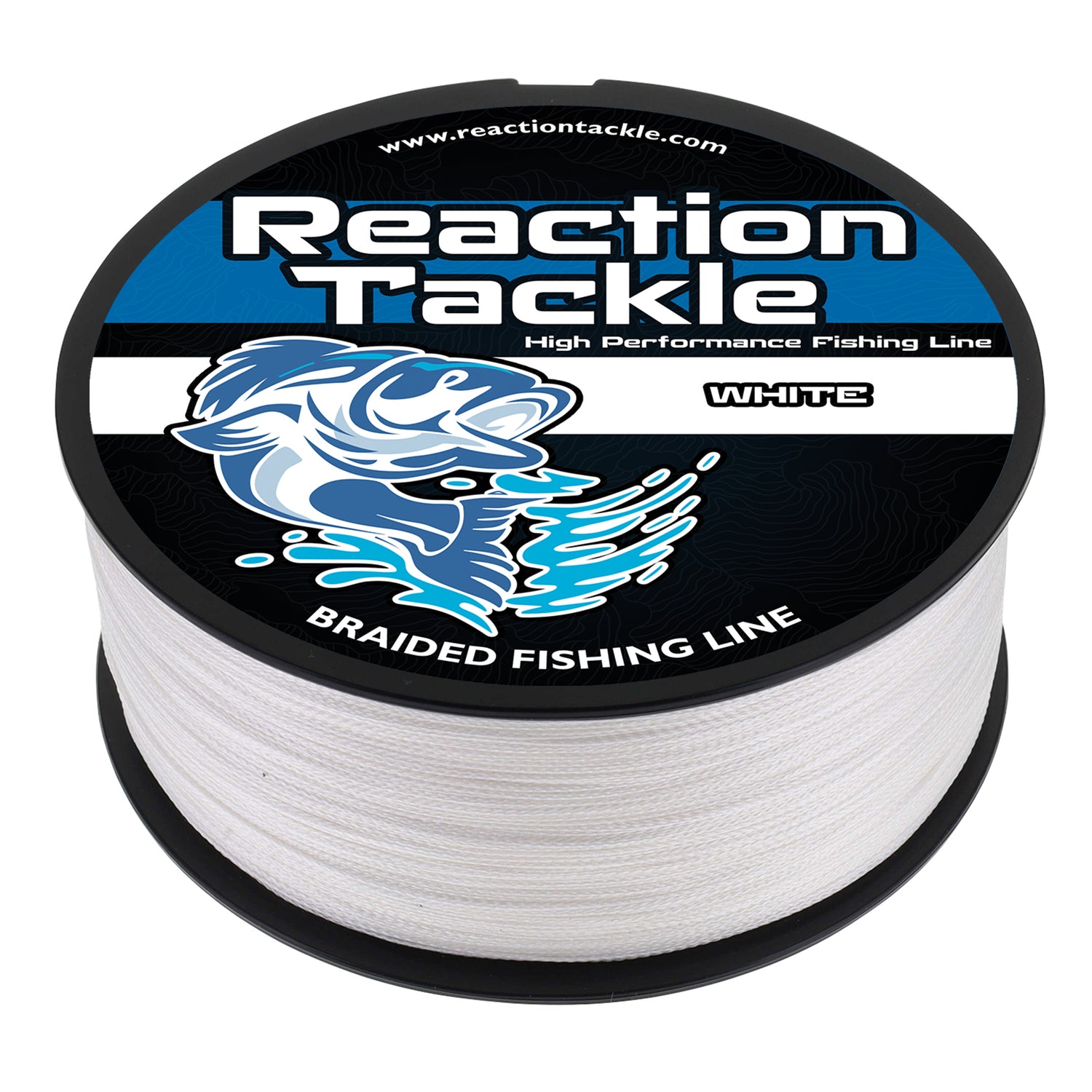 Reaction Tackle Braided Fishing Line - White - 15lb / 150yds Reaction Tackle Braided Fishing Line - White - 15lb / 150yds