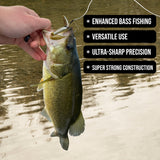 Reaction Tackle Wide Gap Wacky Hooks (25-PACK) - Reaction Tackle
