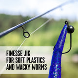 Reaction Tackle Tungsten Wacky Jig Heads (5-PACK) - Reaction Tackle