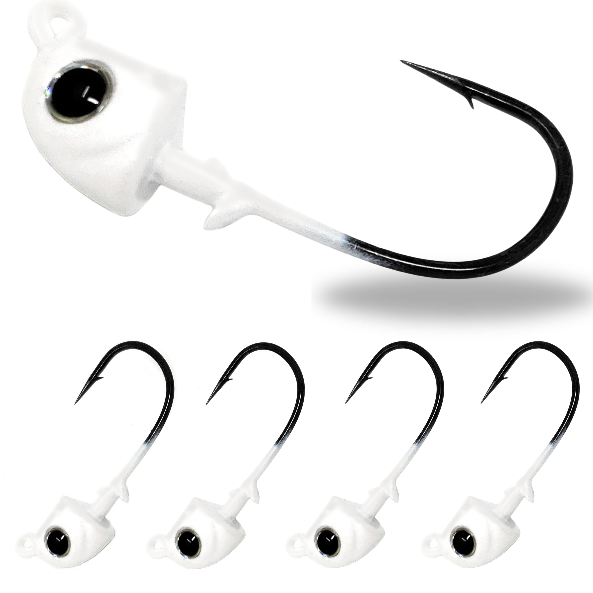 Reaction Tackle Tungsten Swimbait Jig Heads (5-Pack)