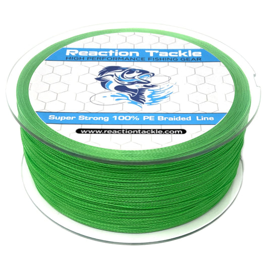 Reaction Tackle Hollow Core, 16 Strand Braided Fishing Line White - 50LB /  500yds : : Sports, Fitness & Outdoors