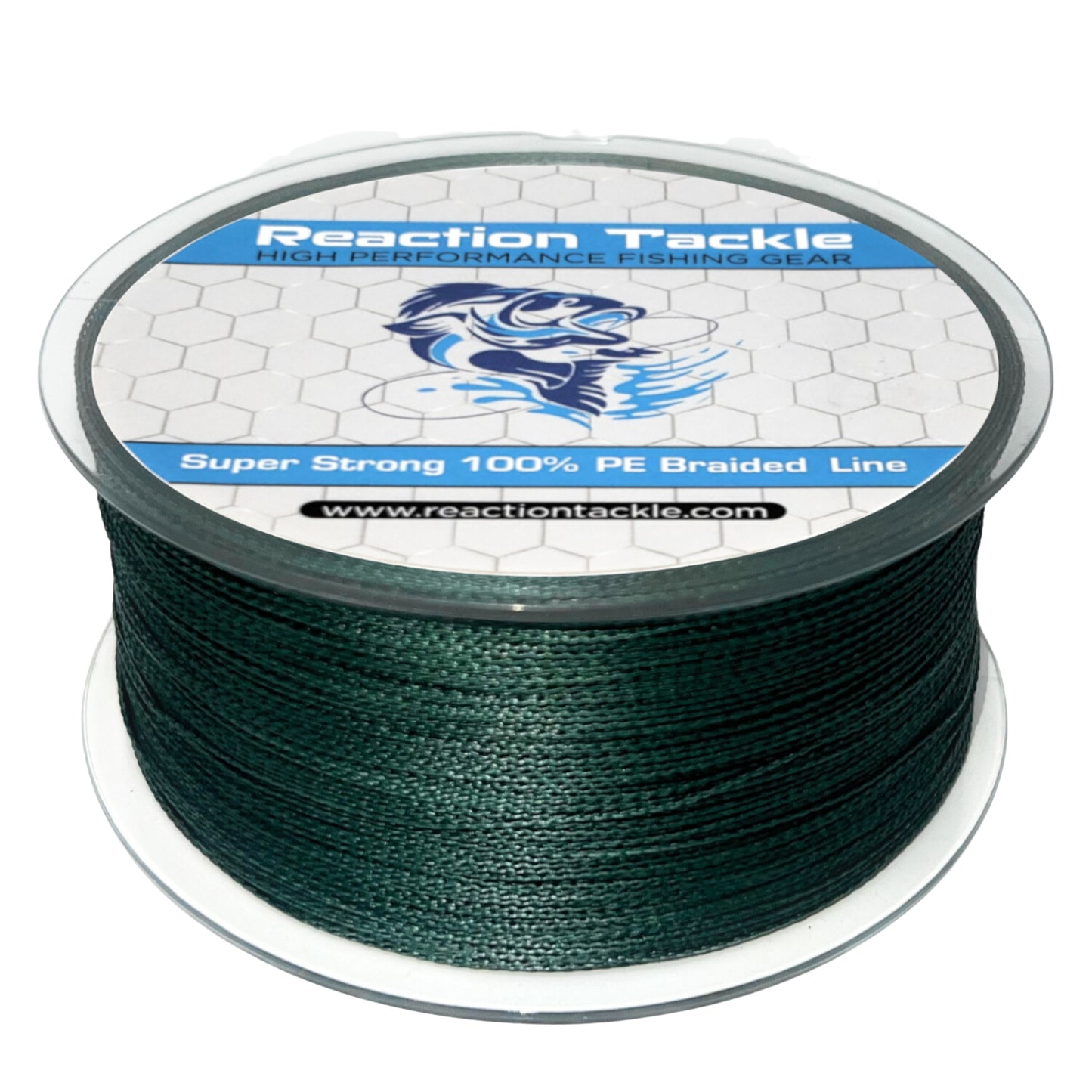 Reaction Tackle Braided Fishing Line Moss Green 10LB 300yd, Braided Line -   Canada