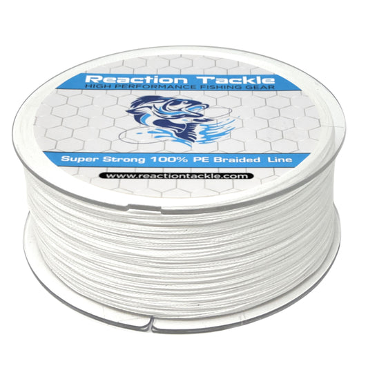  Reaction Tackle Braided Fishing Line Blue Camo 6LB