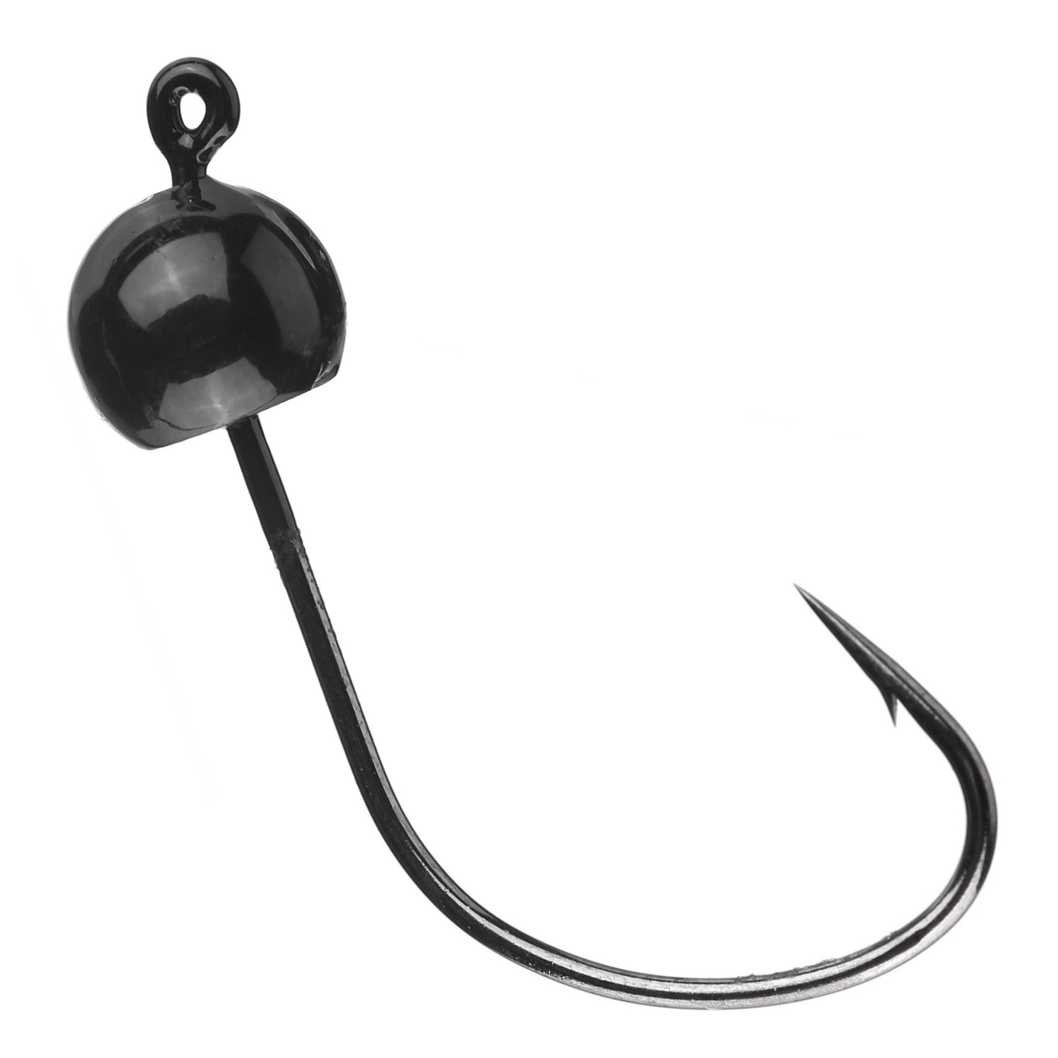 best weighted wacky hook Reaction Tackle Tungsten Wacky Jig Heads (5-PACK) Black / 3/16 oz