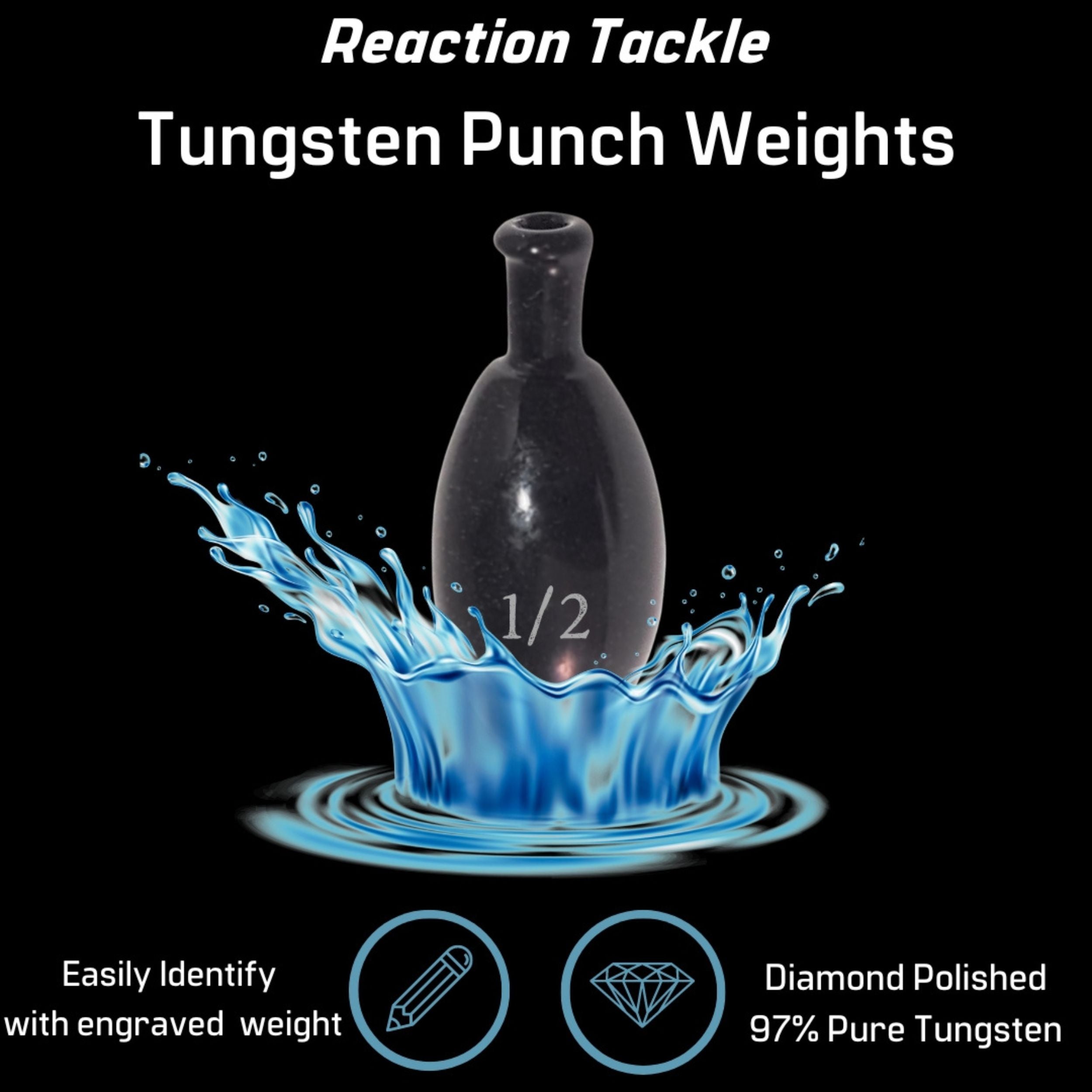 Reaction Tackle Punch Weights/ Tungsten Sinkers - Reaction Tackle