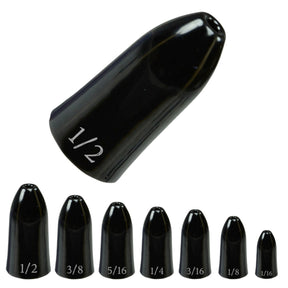 Reaction Tackle Tungsten Worm Weights / Bullet Shaped Sinkers - Reaction Tackle