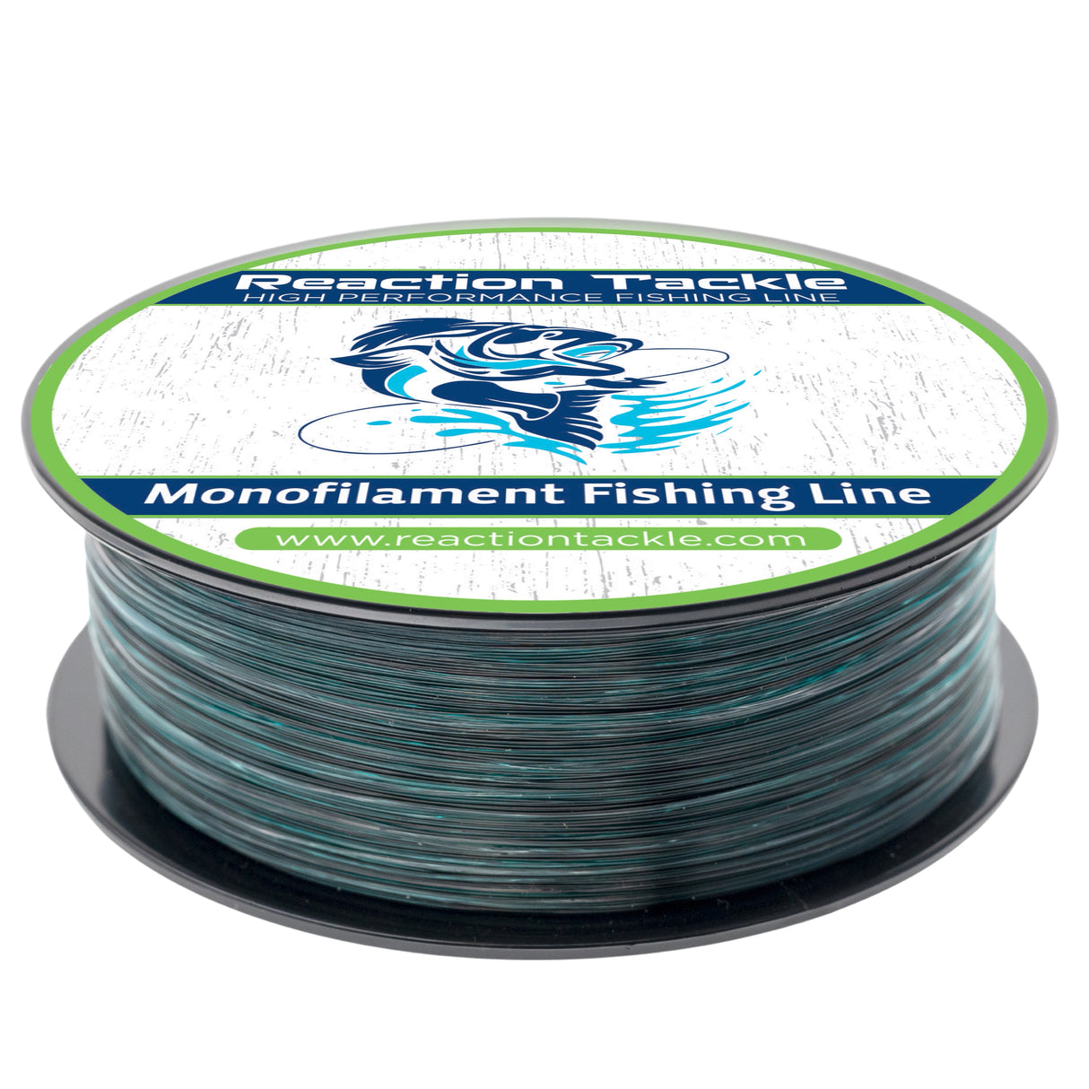 Reaction Tackle Monofilament Fishing 350yd-1lb Jumbo Spools- All Colors