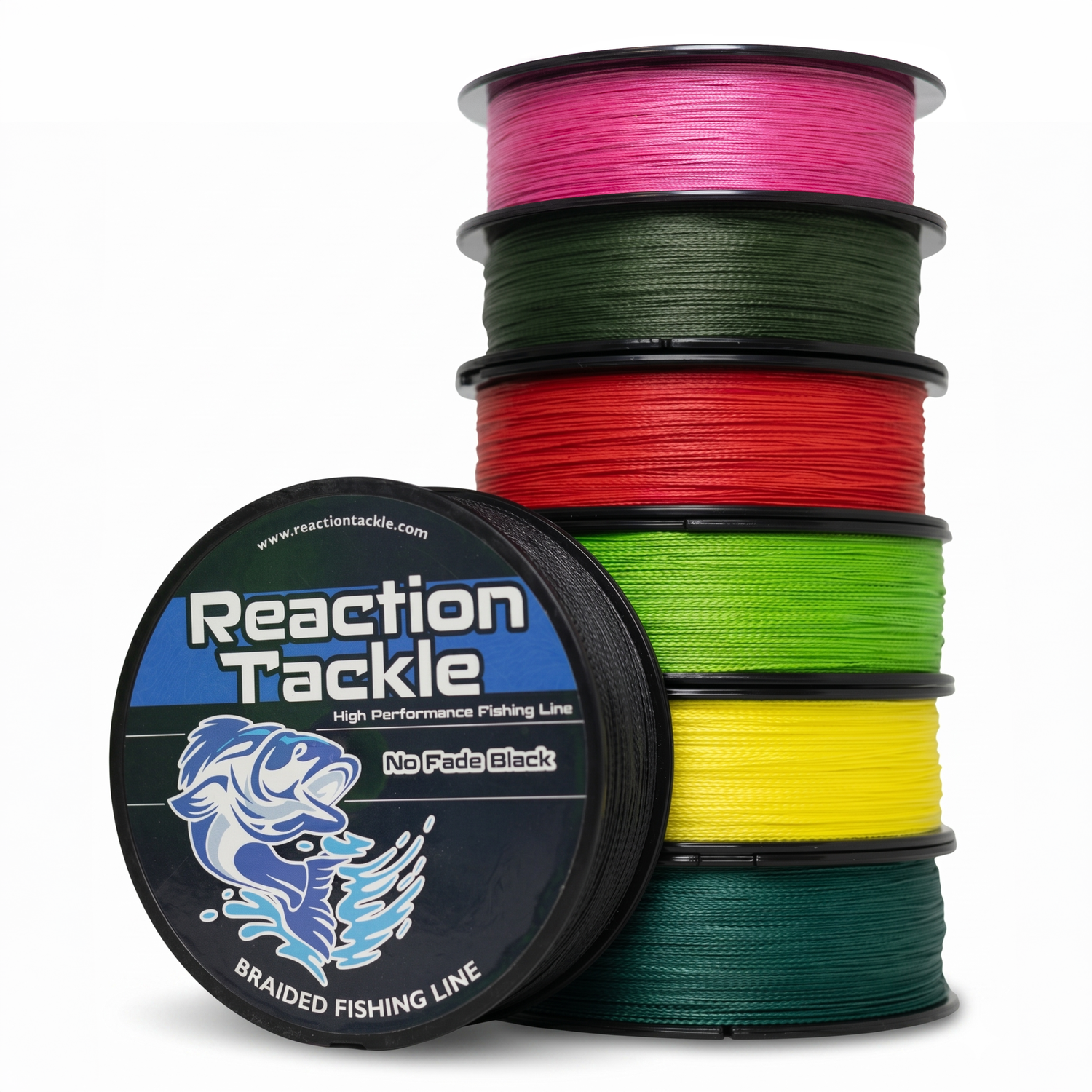 Reaction Tackle Braided Fishing Line X4 4-Strand