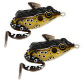 Reaction Tackle Swimming Legs 2.25" Hollow Body Frogs (2-Pack) - Reaction Tackle