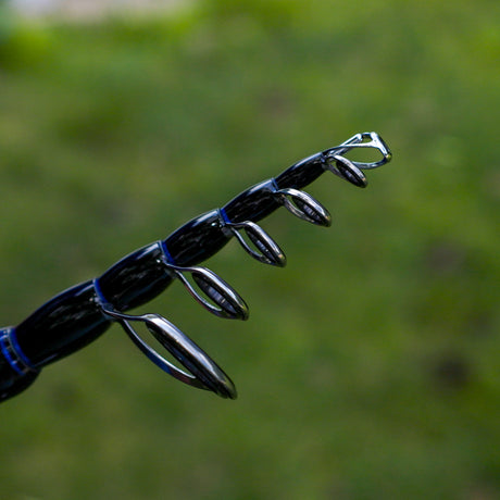 Reaction Tackle Telescopic Spinning Rod – Carbon Travel Fishing Rod – Collapsible Rod for Freshwater and Saltwater - NEW - Reaction Tackle