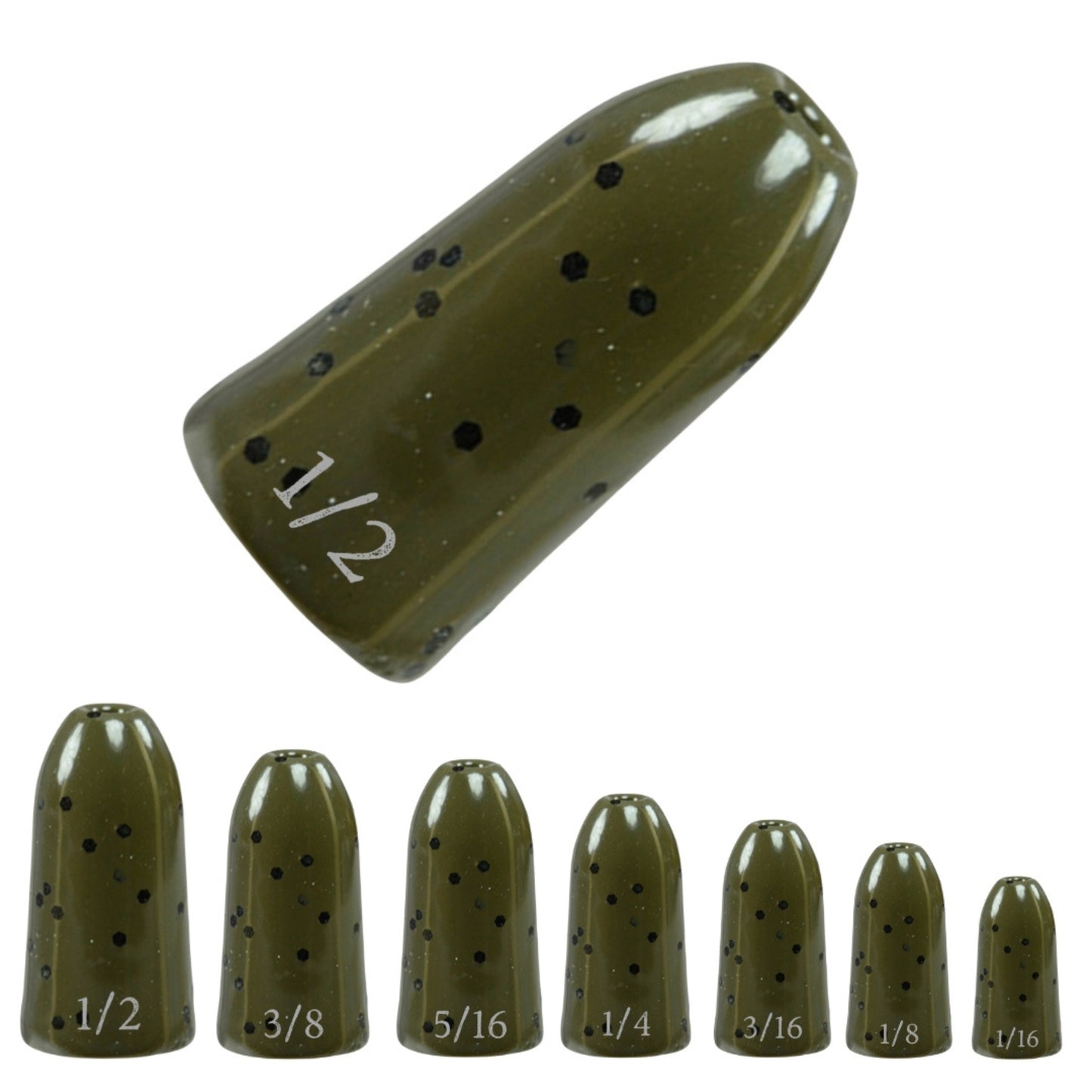 Green Pumpkin  Tungsten Worm Weights– Hunting and Fishing Depot