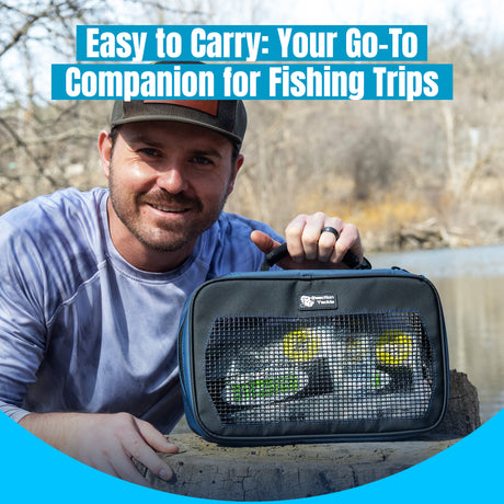 Reaction Tackle Breathable Mesh Bait Binder and Tackle Storage - New - Reaction Tackle