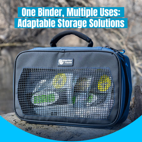 Reaction Tackle Breathable Mesh Bait Binder and Tackle Storage - New - Reaction Tackle