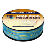 Línea trenzada para curricán metrada con núcleo de plomo Reaction Tackle
