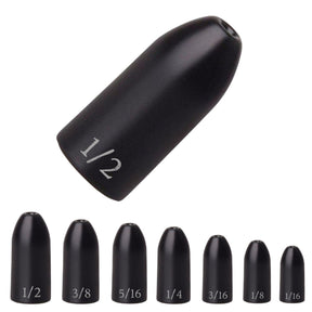Reaction Tackle Tungsten Worm Weights / Bullet Shaped Sinkers - Reaction Tackle