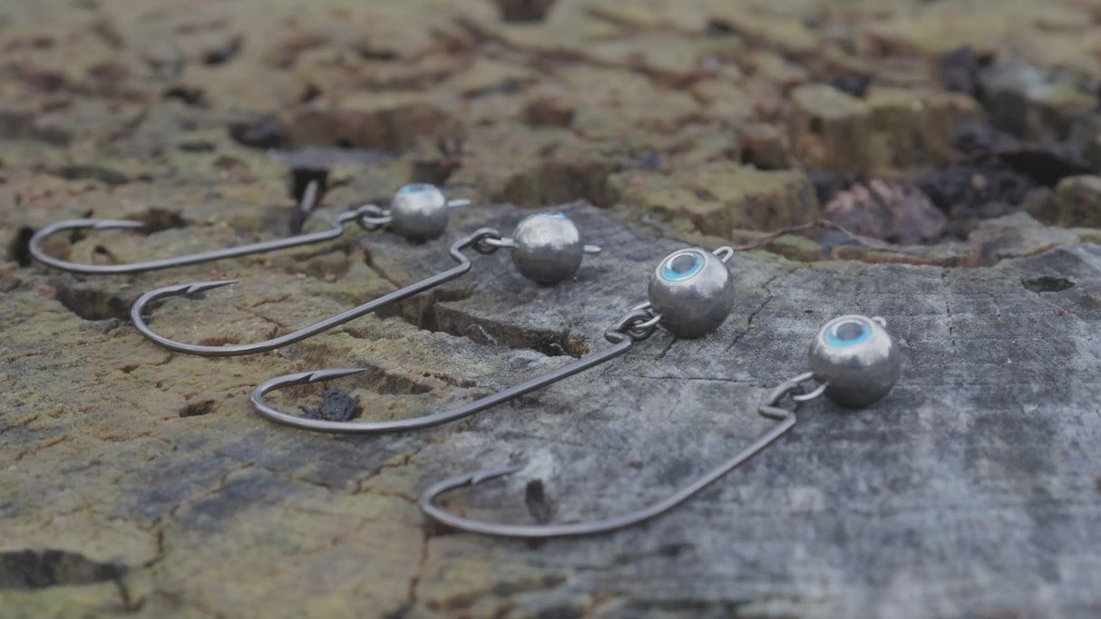 Reaction Tackle Tungsten Free Swing Jig Head- 5-Pack