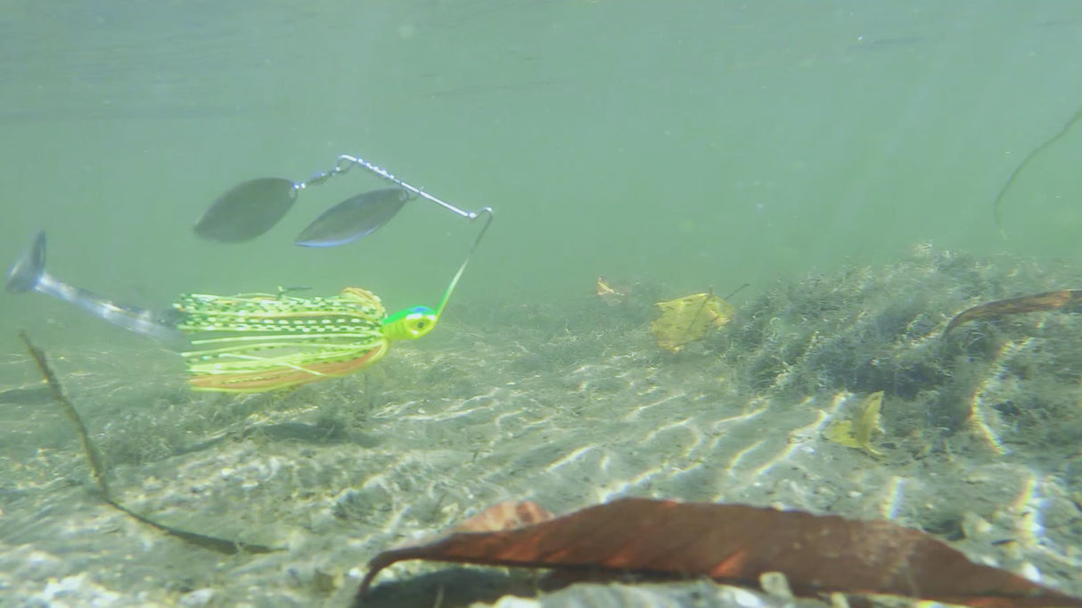 Jigs Spinnerbait Reaction Tackle con Doble Cuchilla de Sauce (Paquete de 3)