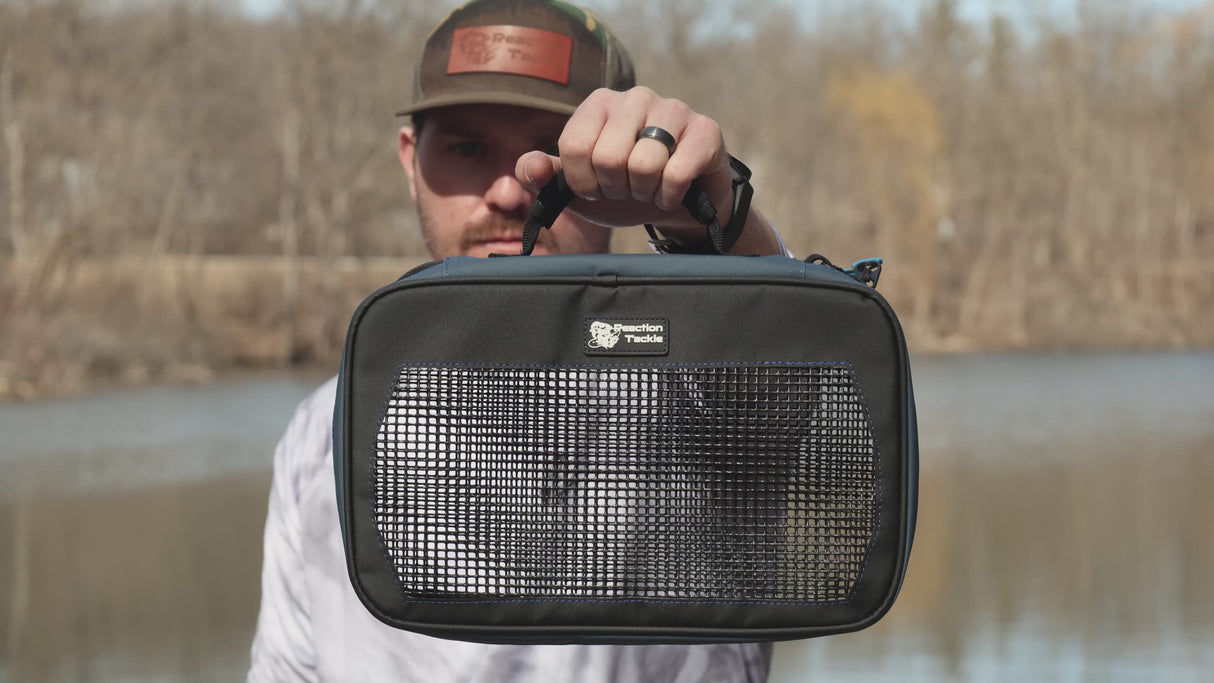 Reaction Tackle Breathable Mesh Bait Binder and Tackle Storage