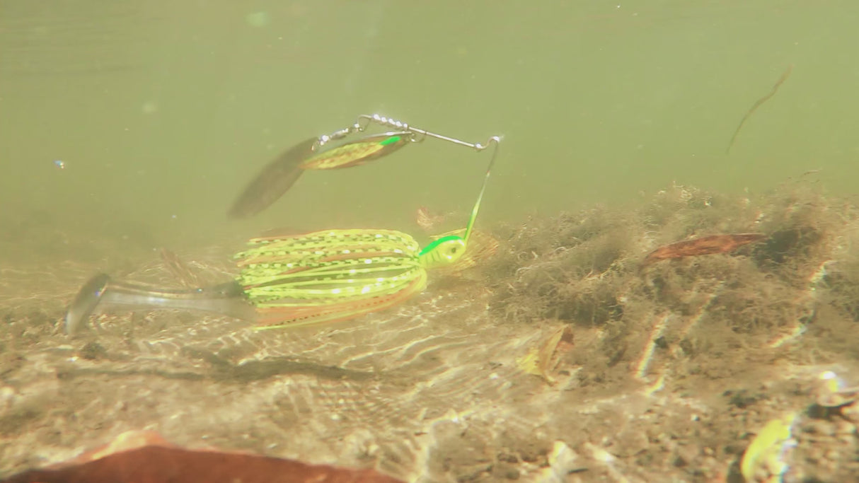 Reaction Tackle Tungsten Double Willow Blade Spinnerbait Jigs (2-Pack)