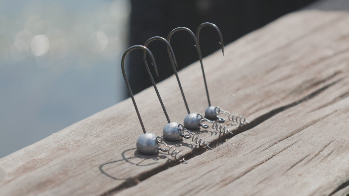 Anzuelos plomados Reaction Tackle Stand-Up Shaky Head (paquete de 10)