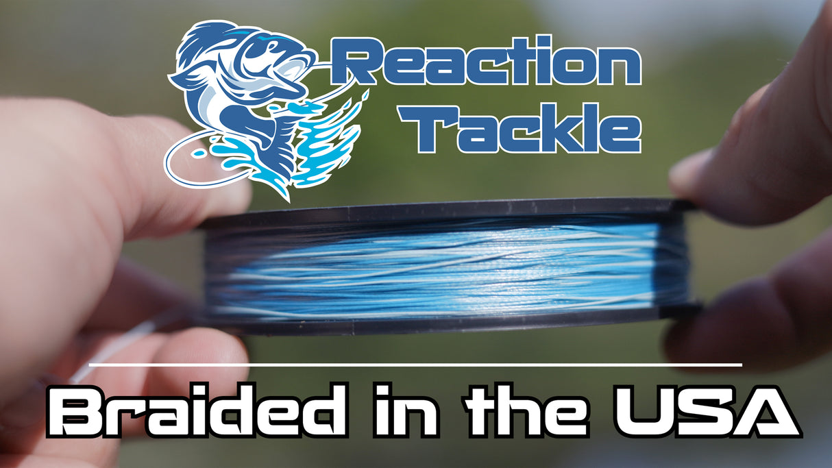 Sedal de pesca Reaction Tackle TRENZADO EN EE. UU. - X4