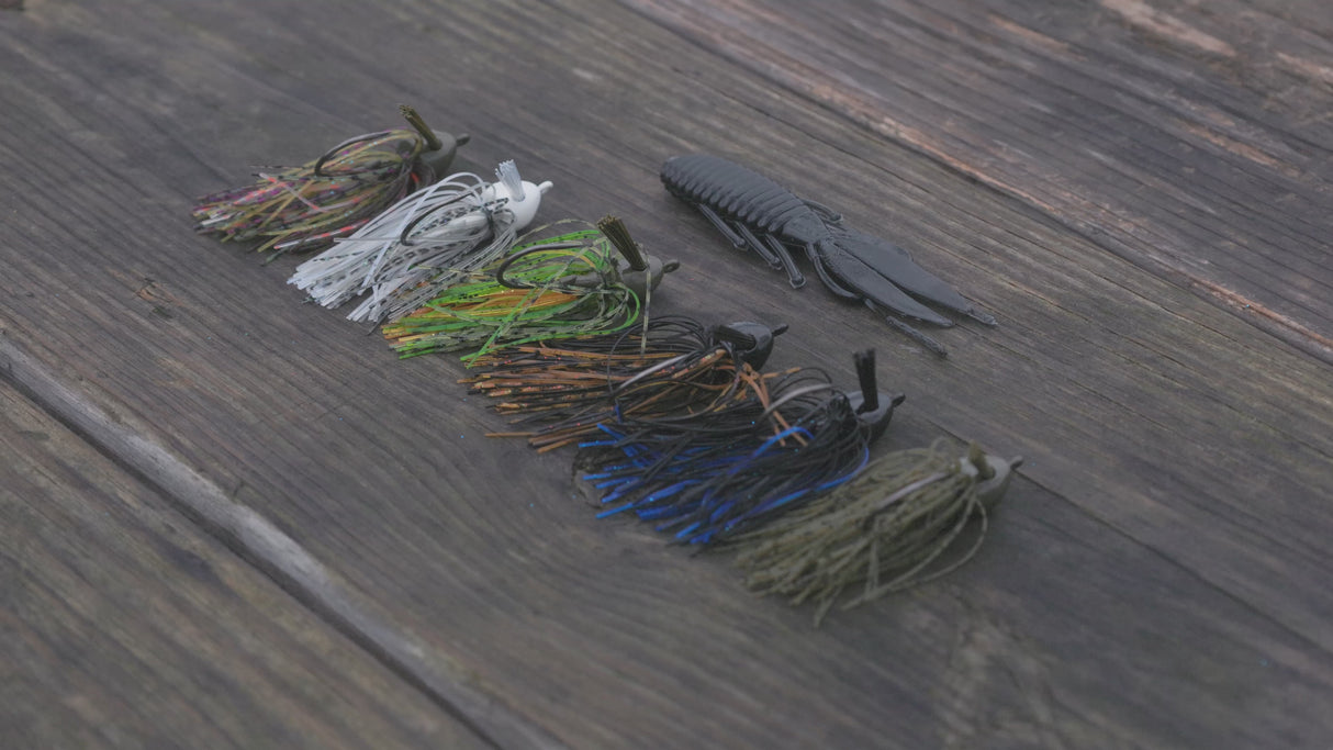 Reaction Tackle Plomos para Swim Jigs – Señuelos de pesca de bajo sin enganches – Paquete de 3