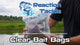 Reaction Tackle Clear Bait Bags – Soft Plastics and more- Organizer Bags with Label Area – Resealable -10 Pack or 20 Pack
