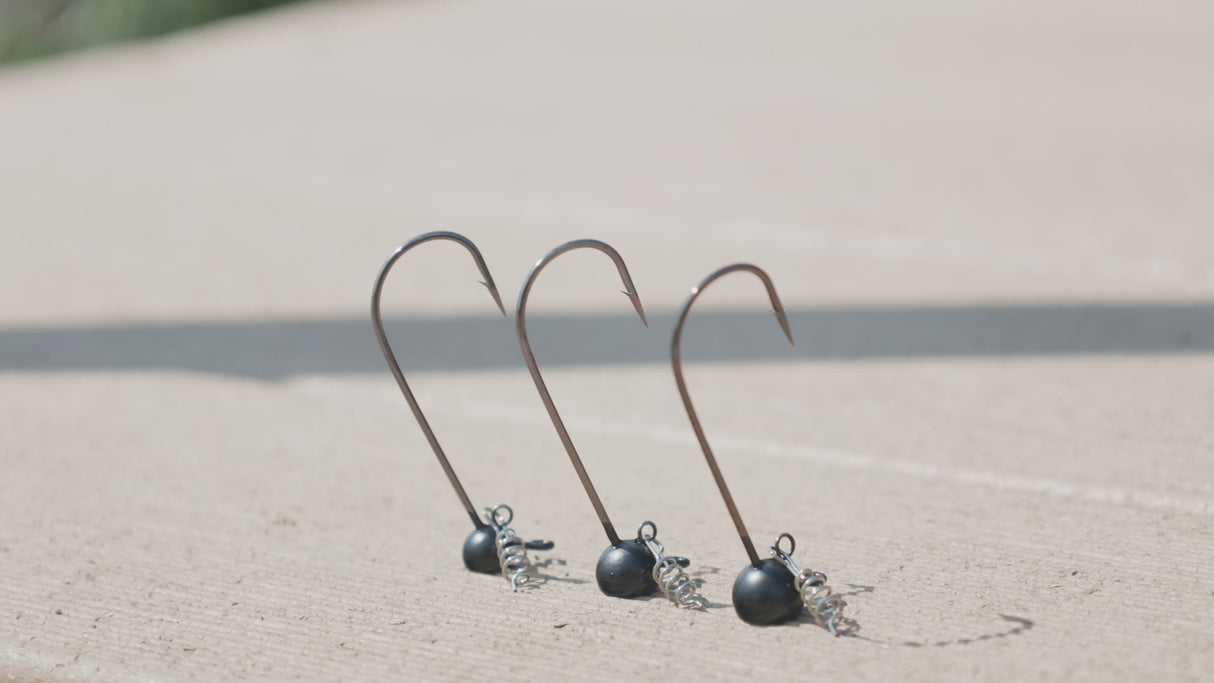 Reaction Tackle Tungsten Stand-Up Shaky Head Jigs (5 pack)