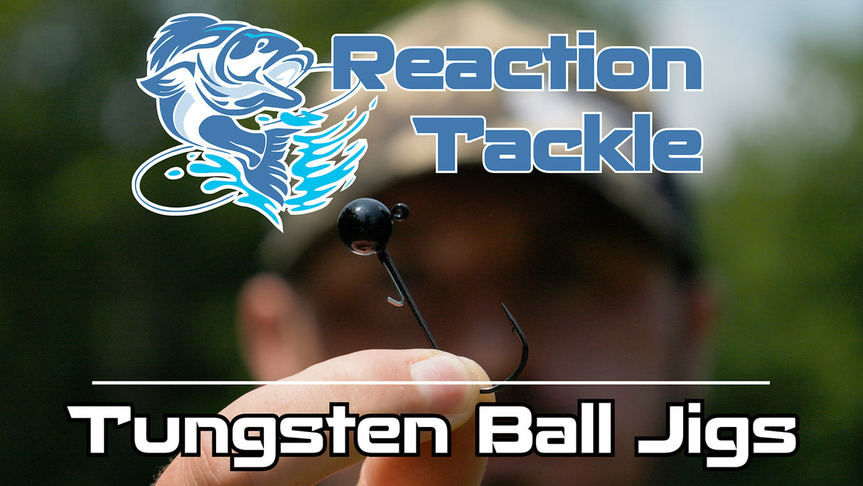Reaction Tackle Tungsten Ball Jig Heads (5-Pack)