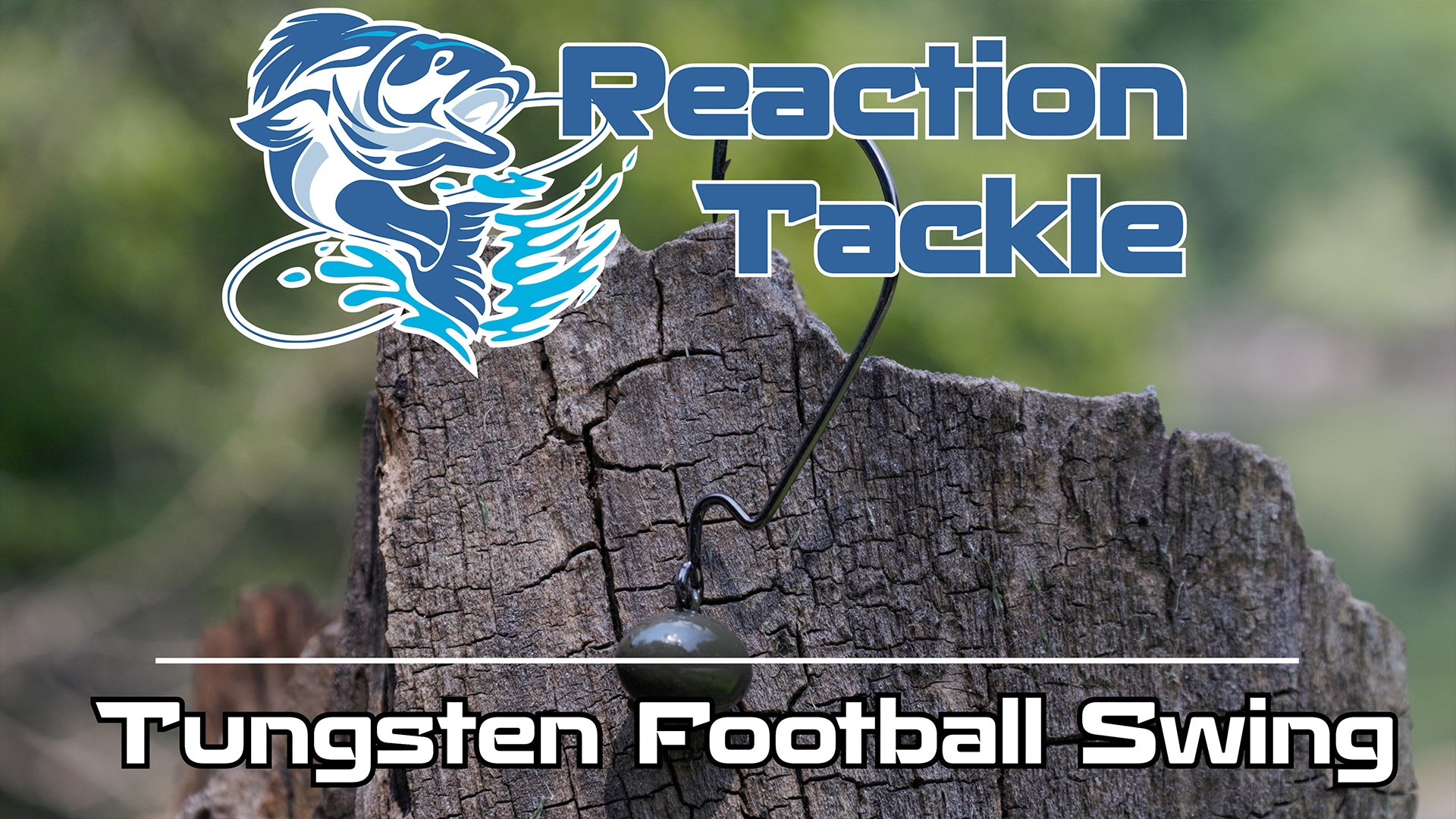 Reaction Tackle Tungsten Football/Swing Jig Heads- 3-Pack