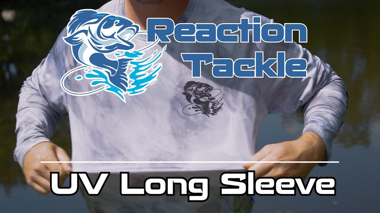 Reaction Tackle SPF UPF 50+ Long Sleeve Fishing Shirt