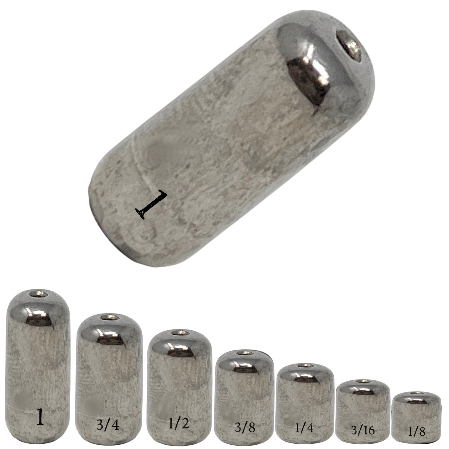 Reaction Tackle Tungsten Barrel Weights - 1/4 oz (6 per Pack)