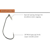 Reaction Tackle Swimbait Hooks (10 or 25-Packs) - Reaction Tackle