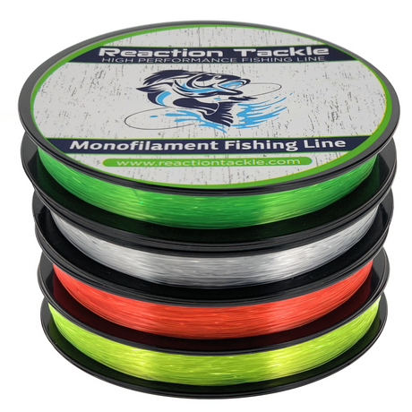 Reaction Tackle Nylon-Monofilament-Angelschnur, 350-Yard-Spulen
