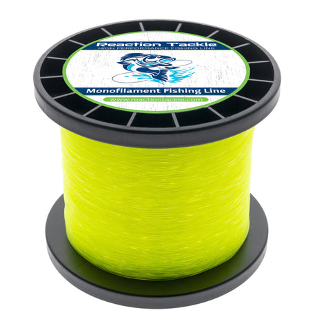 Reaction Tackle Nylon Monofilament Angelschnur – 1 Pfund Jumbo-Spulen