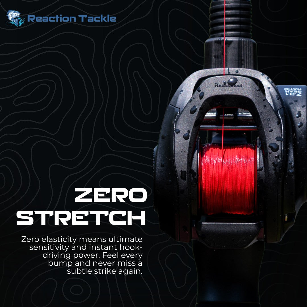 Reaction Tackle X8 Braided Fishing Line - Purple 8 Strand - NEW