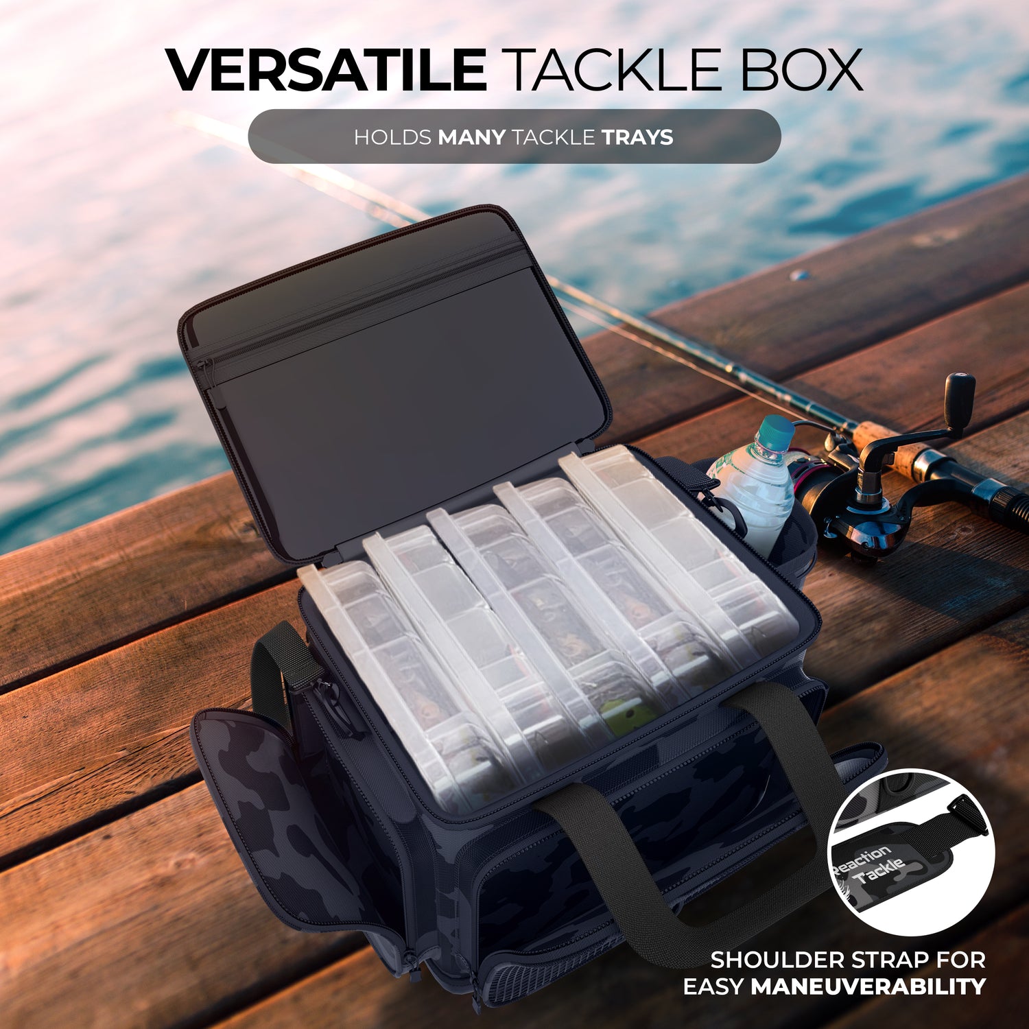 fishing tackle shoulder bags LINNHUE Bag Fishing Waterproof Bag Outdoor It can be used as a shoulder bag or handbag ABU GARCIA Fishing Tackle Shoulder