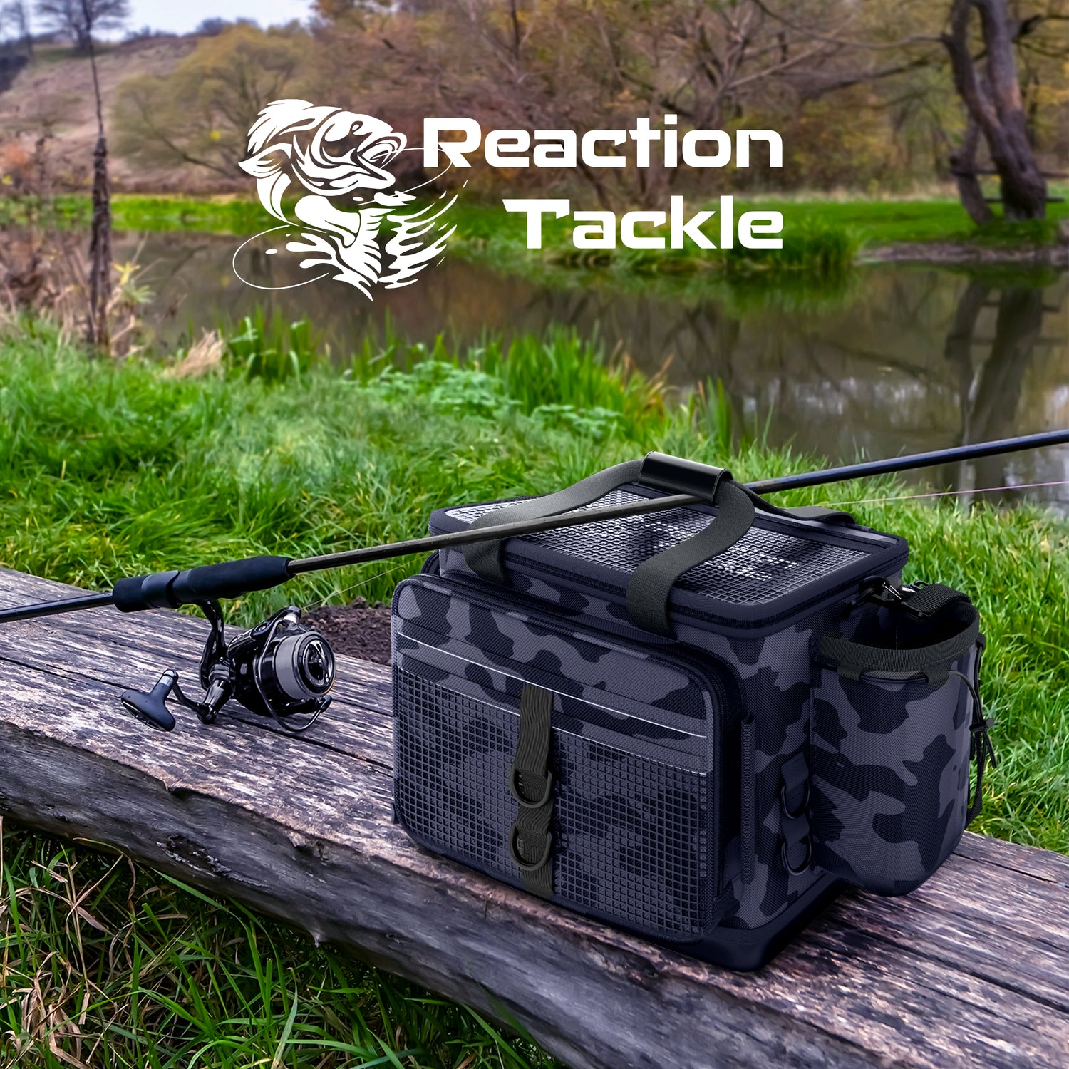 camouflage tackle box Reaction Tackle Camo Tackle Bag